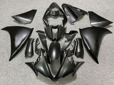 09-11 Matte Black & Gold R1 Fairings