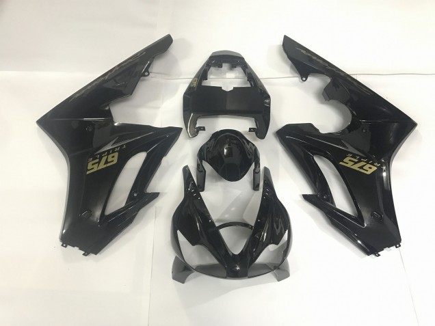 09-12 Gloss Black & Gold Daytona 675 Fairings 09-12 Gloss Black & Gold Daytona 675 Fairings