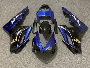 09-12 Gloss Blue and Black Daytona 675 Fairings