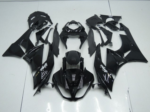 09-12 Gloss Total Black ZX6R Fairings 09-12 Gloss Total Black ZX6R Fairings