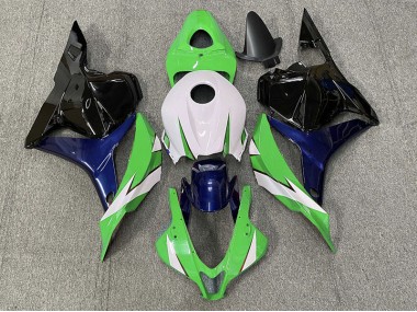 09-12 Green and White CBR600RR Fairings