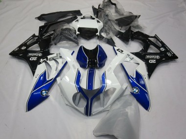 09-14 Alien Blue and White S1000RR Fairings