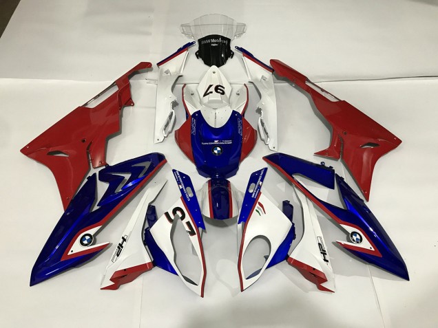 09-14 Alien Blue and White S1000RR Fairings 09-14 Alien Blue and White S1000RR Fairings