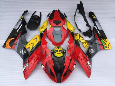 09-14 Alien Blue and White S1000RR Fairings