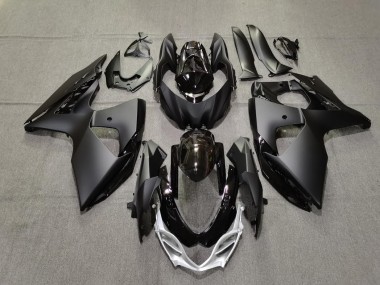 09-16 Plain Matte and Gloss Black GSXR 1000 Fairings