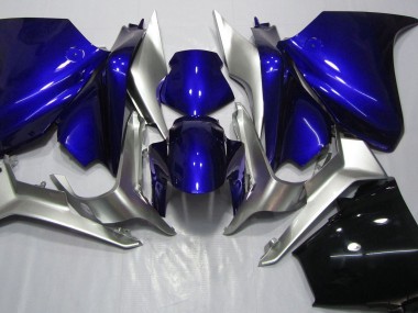 10-13 Deep Blue and Silver VFR1200 Fairings