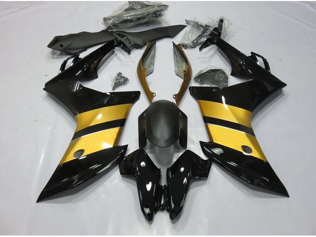 11-12 Gold Black CBR Design CBR600F Fairings 11-12 Gold Black CBR Design CBR600F Fairings