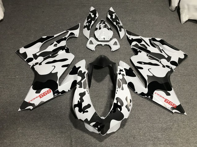 11-14 Winter Camo Ducati 1199 Fairings 11-14 Winter Camo Ducati 1199 Fairings