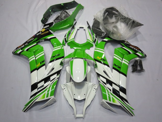 11-15 Green White Black ZX10R Fairings 11-15 Green White Black ZX10R Fairings