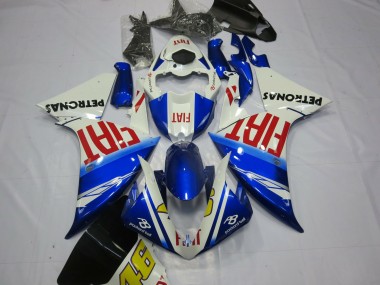 12-14 Fiat with Light Blue R1 Fairings