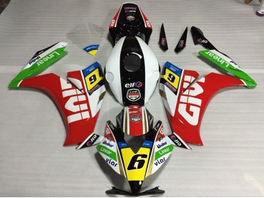 12-16 6 Givi Red CBR1000RR Fairings