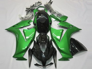 12-16 Gloss Black and Green CBR1000RR Fairings