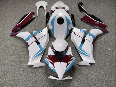 12-16 Gloss Light Blue and Maroon CBR1000RR Fairings