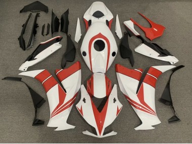 12-16 Gloss Red and White CBR1000RR Fairings