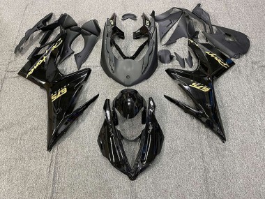 13-16 Gloss Black w Gold Daytona 675 Fairings