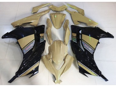 13-18 Desert Tan and Black Ninja 300 Fairings