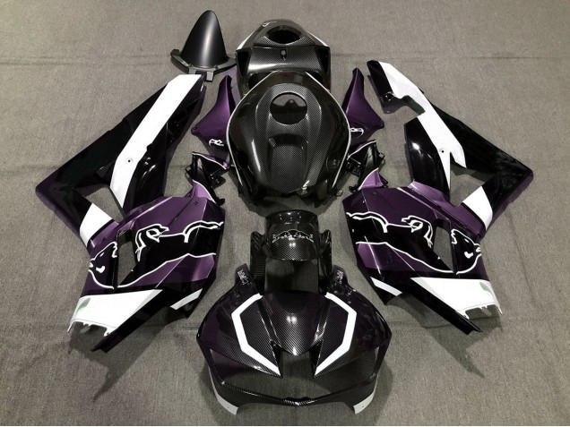 13-23 Custom Purple Carbon Bull CBR600RR Fairings 13-23 Custom Purple Carbon Bull CBR600RR Fairings