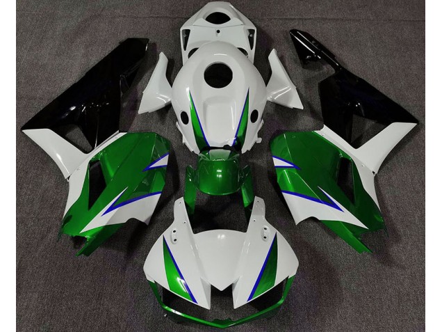13-23 Gloss Green White and Blue CBR600RR Fairings 13-23 Gloss Green White and Blue CBR600RR Fairings