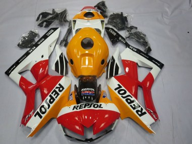 13-23 White Repsol CBR600RR Fairings