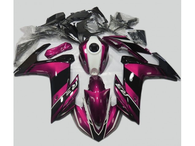 15-18 Pink and Gloss Black R3 Fairings 15-18 Pink and Gloss Black R3 Fairings