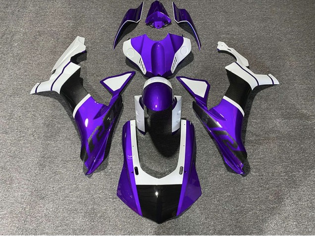 15-19 Purple & Carbon Fiber Accents R1 Fairings 15-19 Purple & Carbon Fiber Accents R1 Fairings