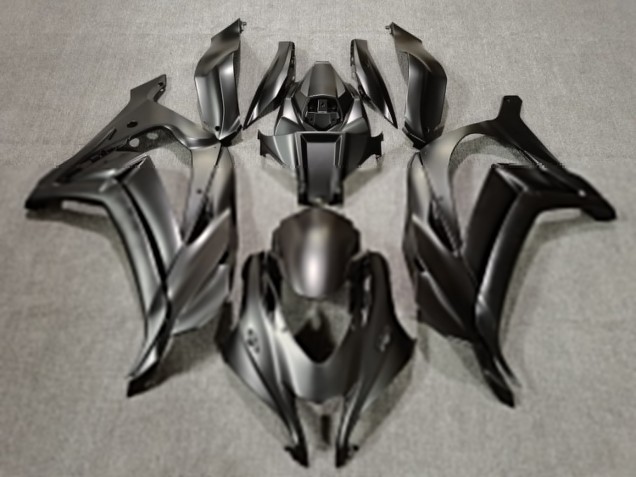 16-19 Matte Metal Silver ZX10R Fairings 16-19 Matte Metal Silver ZX10R Fairings