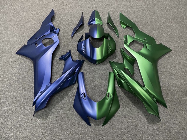 17-21 Blue and Green Split R6 Fairings 17-21 Blue and Green Split R6 Fairings