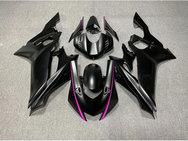 17-21 Matte Black & Pink Accents R6 Fairings 17-21 Matte Black & Pink Accents R6 Fairings