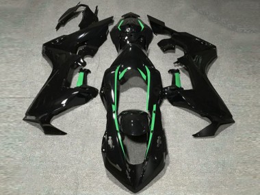 17-23 Gloss Black & Forest Green Lining CBR1000RR Fairings
