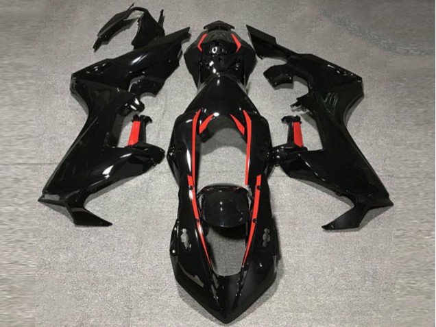17-23 Gloss Black W Red Lining CBR1000RR Fairings 17-23 Gloss Black W Red Lining CBR1000RR Fairings