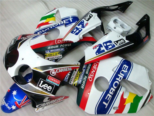 90-98 Carrera EuroBet CBR250RR Fairings 90-98 Carrera EuroBet CBR250RR Fairings