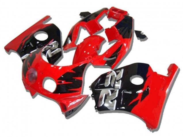 90-98 Red Black Silver RR CBR250RR Fairings 90-98 Red Black Silver RR CBR250RR Fairings
