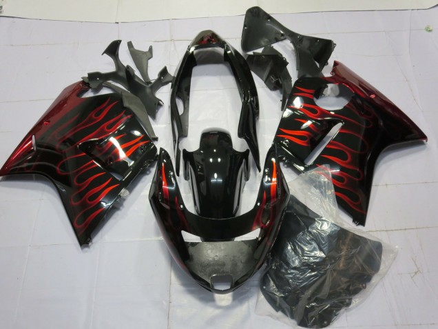 96-07 Gloss Red Flame CBR1100XX Fairings 96-07 Gloss Red Flame CBR1100XX Fairings