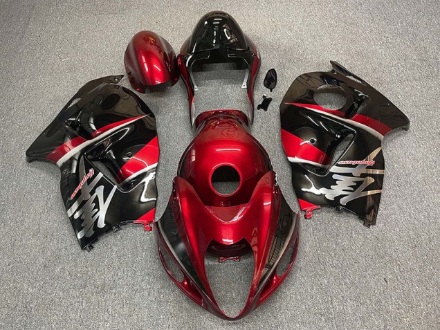 97-07 Maroon and Black Style GSXR 1300 Hayabusa Fairings 97-07 Maroon and Black Style GSXR 1300 Hayabusa Fairings