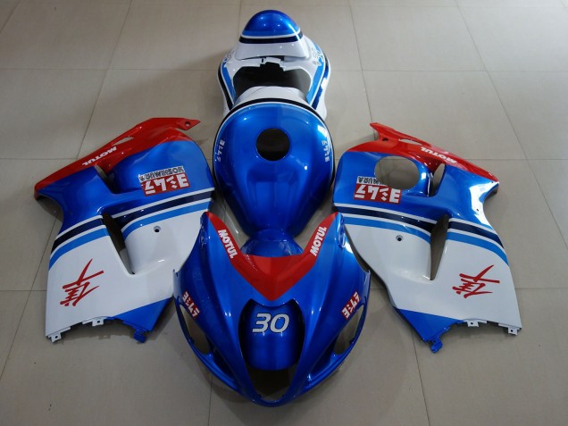 97-07 Ocean Blue & Logos GSXR 1300 Hayabusa Fairings