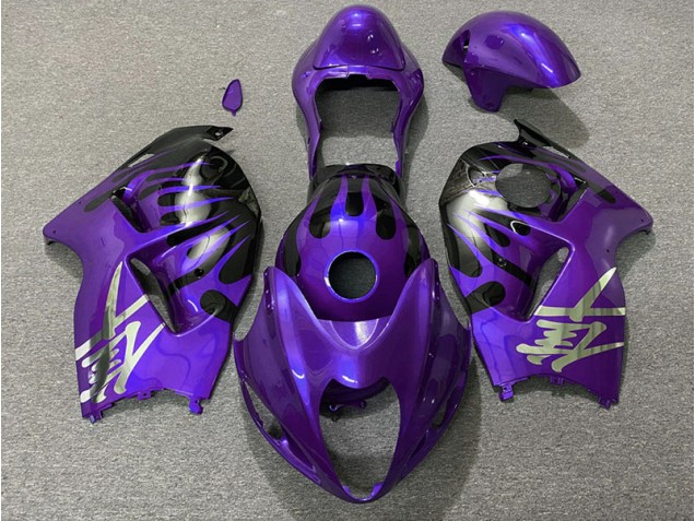 97-07 Purple and Black GSXR 1300 Hayabusa Fairings 97-07 Purple and Black GSXR 1300 Hayabusa Fairings