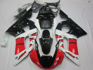 98-02 Red White Design R6 Fairings