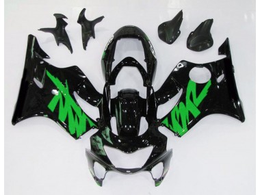 99-00 Gloss Black & Green CBR600 F4 Fairings
