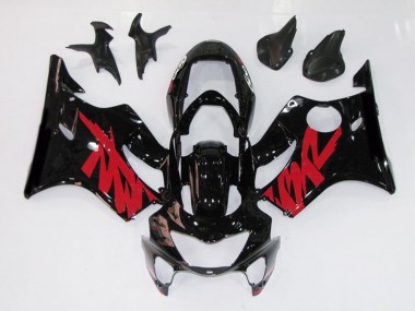 99-00 Gloss Black Red Decal CBR600 F4 Fairings